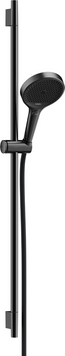 Душевой набор со штангой HANSGROHE RAINFINITY 28743340, черный матовый хром 800003775 фото