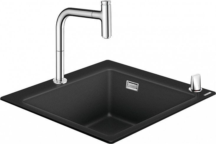 Кухонна мийка кам'яна HANSGROHE C51-F450-06 43217000 81115 фото