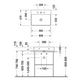 Умывальник подвесной DURAVIT DURASQUARE 2353600041, 60х47 800006015 фото 4
