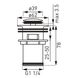 Донный клапан FERRO S283-BL-B, черный 80000001636 фото 2