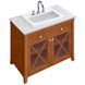 Тумба для раковини з раковиною VILLEROY & BOCH HOMMAGE 8979A1R1, темна деревина 800005674 фото 1