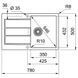 Кухонная мойка FRANKE SIRIUS 2.0 S2D 611-78 143.0621.190, чёрный 800006715 фото 2