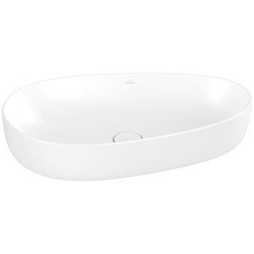Умывальник на столешницу VILLEROY & BOCH ANTAO 4A7465RW, 65x40см, Ceramic Plus, белый матовый 800005725 фото