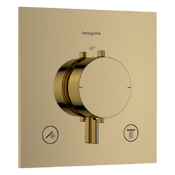 Смеситель скрытого монтажа HANSGROHE ECOSTAT COMFORT 33711990, золото 100533 фото