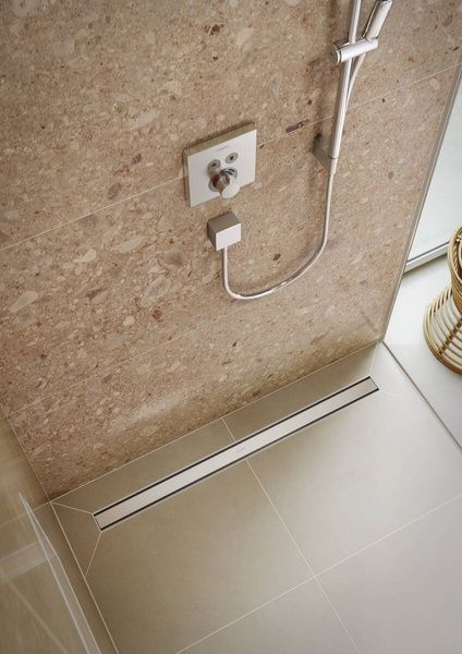 Монтажний комплект для встановлення HANSGROHE RAINDRAIN ORIGINAL 56196800, нержавіюча сталь 800004276 фото