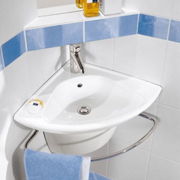 Умывальник подвесной угловой VILLEROY & BOCH O.NOVO 73274001, 55x41,5, белый 40487 фото