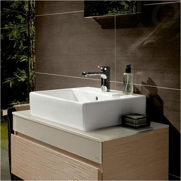 Умивальник меблевий з отвором з переливом 60х42см VILLEROY & BOCH MEMENTO 51336LR2, білий 101421 фото