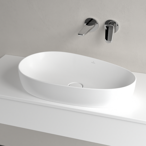 Умивальник на стільницю VILLEROY & BOCH ANTAO 4A7465RW, 65x40см, Ceramic Plus, білий матовий 800005725 фото