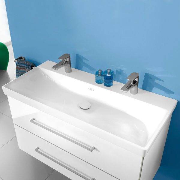 Умывальник подвесной VILLEROY & BOCH AVENTO 4156A401, 100x47, белый 57697 фото