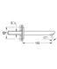Вилив GROHE CUBEO 1017792430, чорний матовий 103483 фото 2