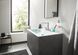 Смеситель для раковины со сливным гарнитуром HANSGROHE FINORIS 76034700, белый матовый 96910 фото 2