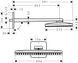 Верхній душ 460/300 1jet AXOR SHOWER SOLUTIONS 35274000, з тримачем, з розеткою Chuveiro fixo 460/300 1jet com bra&ccedil;o de chuveiro e espelho softsquare 64255 фото 2