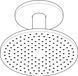 Верхній душ 250 1jet AXOR SHOWER SOLUTIONS 35286000, зі стельовим під'єднанням 86392 фото 3
