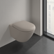 Унитаз подвесной VILLEROY & BOCH ANTAO 4674T0AM, 37x56 см, Ceramic Plus, бежевый 800005875 фото 3