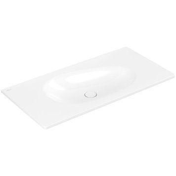 Умывальник накладной VILLEROY & BOCH ANTAO 4A76A3R1, 100x50см, без перелива, без отверстия под смеситель, Ceramic Plus, белый глянцевый 800005731 фото
