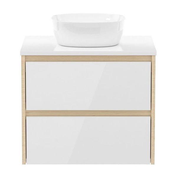Тумба с умывальником IMPRESE NETKA f3201Dr, дуб 74038 фото
