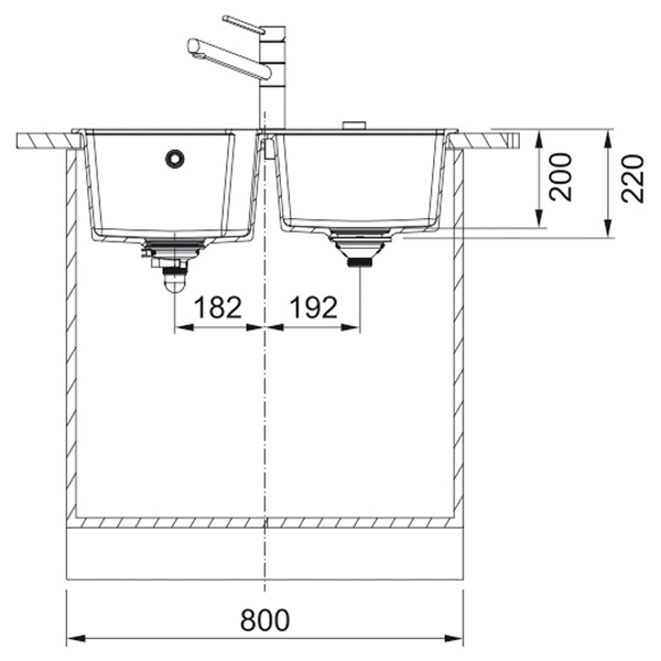 Кухонная мойка FRANKE URBAN UBG 620-78 114.0699.237, черный матовый 800006672 фото