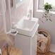 Смеситель для раковины с донным клапаном HANSGROHE TECTURIS S 73302140, бронза сатин 95783 фото 3