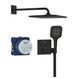 Душова система прихованого монатжу GROHE GROHTHERM 34865KF0, черный матовый 96006 фото 1