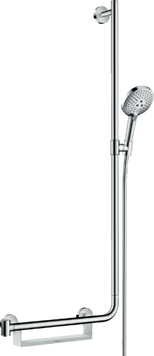 Душевой набор с душевой штангой справа HANSGROHE RAINDANCE SELECT 26326000 54343 фото