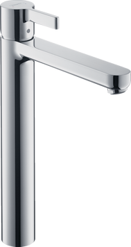 Смеситель для раковины с высоким изливом и донным клапаном HANSGROHE METRIS S 31022000 13592 фото