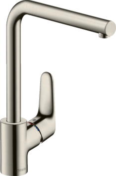 Смеситель для кухонной мойки HANSGROHE FOCUS 31817800, нержавеющая сталь 38623 фото