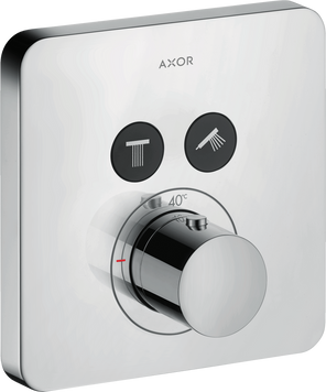 Термостат для 2 потребителей AXOR SHOWER SOLUTIONS 36707000, скрытого монтажа, softsquare 46089 фото