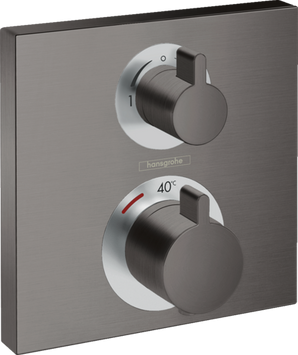 Термостат для душа HANSGROHE ECOSTAT 15714340, черный матовый хром 78568 фото