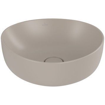 Умивальник на стільницю VILLEROY & BOCH ANTAO 4A7240AM, 40x39.5 см, Ceramic Plus, бежевий 800005876 фото