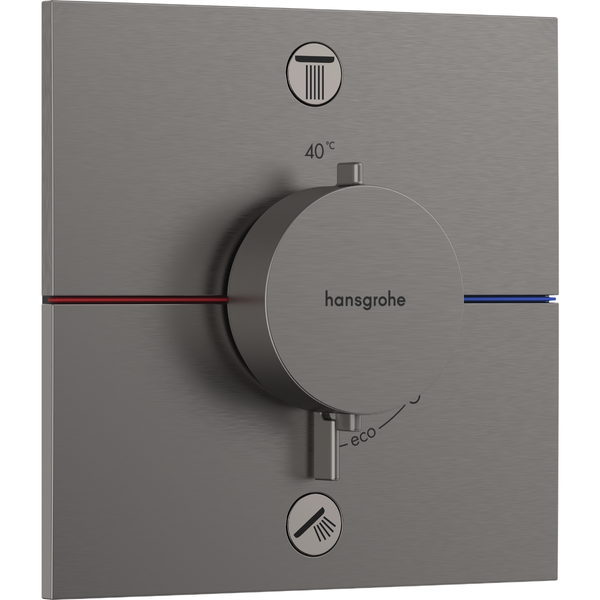 Термостат для душу HANSGROHE SHOWERSELECT COMFORT E 15572340, чорний матовий хром 95807 фото