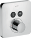 Термостат для 2 потребителей AXOR SHOWER SOLUTIONS 36707000, скрытого монтажа, softsquare 46089 фото 1