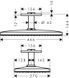 Верхний душ 460/300 1jet AXOR SHOWER SOLUTIONS 35277000, с потолочным подсоединением 64256 фото 2
