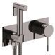 Гигиенический душ со смесителем IMPRESE BRENTA ZMK091908122, графит 74553 фото 1