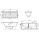 Ванна акриловая VILLEROY & BOCH SUBWAY UBA180SUB2V-01, 180x80, белый 40685 фото 5