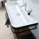 Консоль напольная с умывальником DURAVIT HAPPY D.2 PLUS HP4735O2222, 57,5x49, черный матовый 800006117 фото 2