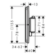 Термостат для душу HANSGROHE SHOWERSELECT COMFORT E 15572340, чорний матовий хром 95807 фото 3