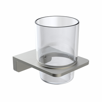 Склянка для ванної кімнати VOLLE SOLO 2510.220102, нікель 82886 фото
