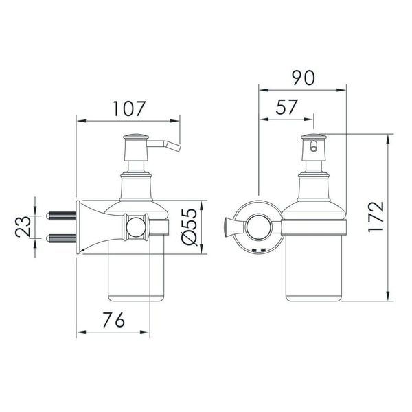 Дозатор рідкого мила IMPRESE PODZIMA LEDOVE ZMK01170131 60726 фото