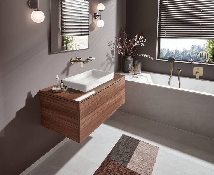 Змішувач для умивальника HANSGROHE VIVENIS, бронза сатин 101523 фото