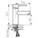 Смеситель для умывальника FERRO FIESTA BFI2, хром 80000002711 фото 2