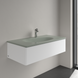 Умивальник накладний VILLEROY & BOCH ANTAO 4A76ABR8, 100x50см, з прихованим переливом, з отвором під змішувач, Ceramic Plus, зелений 800005682 фото 2