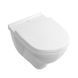 Унітаз підвісний круговий змив VILLEROY & BOCH O.NOVO 5660HR01, Directflush без обідка з кришкою Soft Closing, білий 47589 фото 3