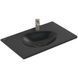 Умывальник накладной VILLEROY & BOCH ANTAO 4A7581R7, 80x50см, без перелива, с отверстием под смеситель, Ceramic Plus, черный матовый 800005582 фото 1