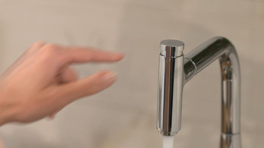 Змішувач для кухонної мийки HANSGROHE TALIS SELECT 72821800, нержавіюча сталь 48164 фото