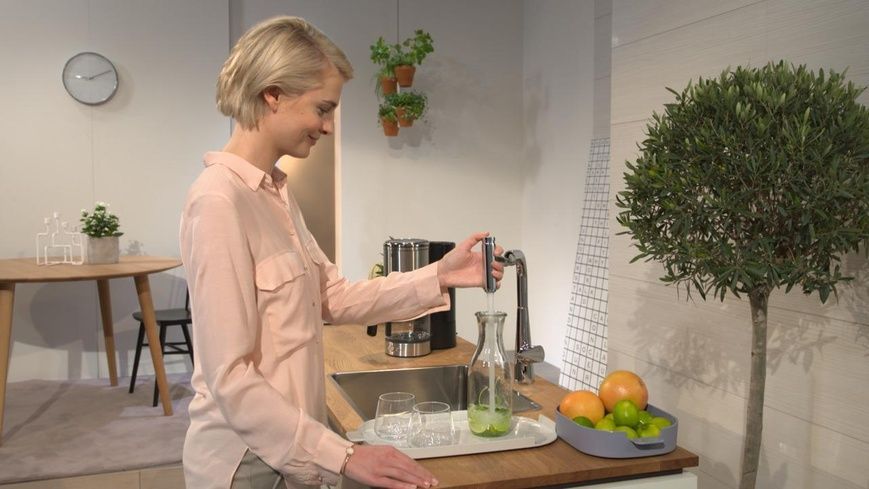 Змішувач для кухонної мийки HANSGROHE TALIS SELECT 72821800, нержавіюча сталь 48164 фото