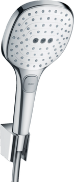 Душевой набор с душевым шлангом HANSGROHE RAINDANCE SELECT 26700400, хром с белым 61139 фото