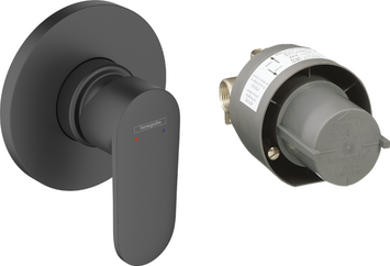 Смеситель скрытого монтажа HANSGROHE VERNIS BLEND 71663670, черный матовый 800003884 фото