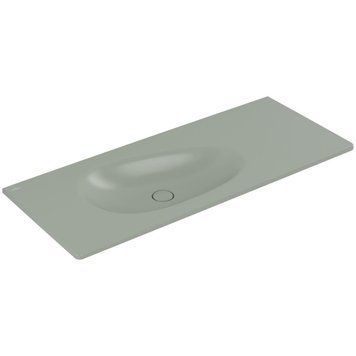 Умывальник накладной VILLEROY & BOCH ANTAO 4A77L3R8, 120x50см, без перелива, без отверстия под смеситель, Ceramic Plus, зеленый 800005683 фото