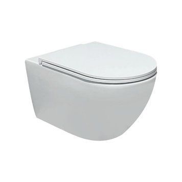 Унітаз підвісний VORTEX в комплекті із сидінням Soft-Close AZZURRA LILAC LIVCSP000000BI+LIL1800/F, білий 103345 фото