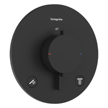 Змішувач прихованого монтажу HANSGROHE ECOSTAT COMFORT 33715670, чорний матовий 100544 фото